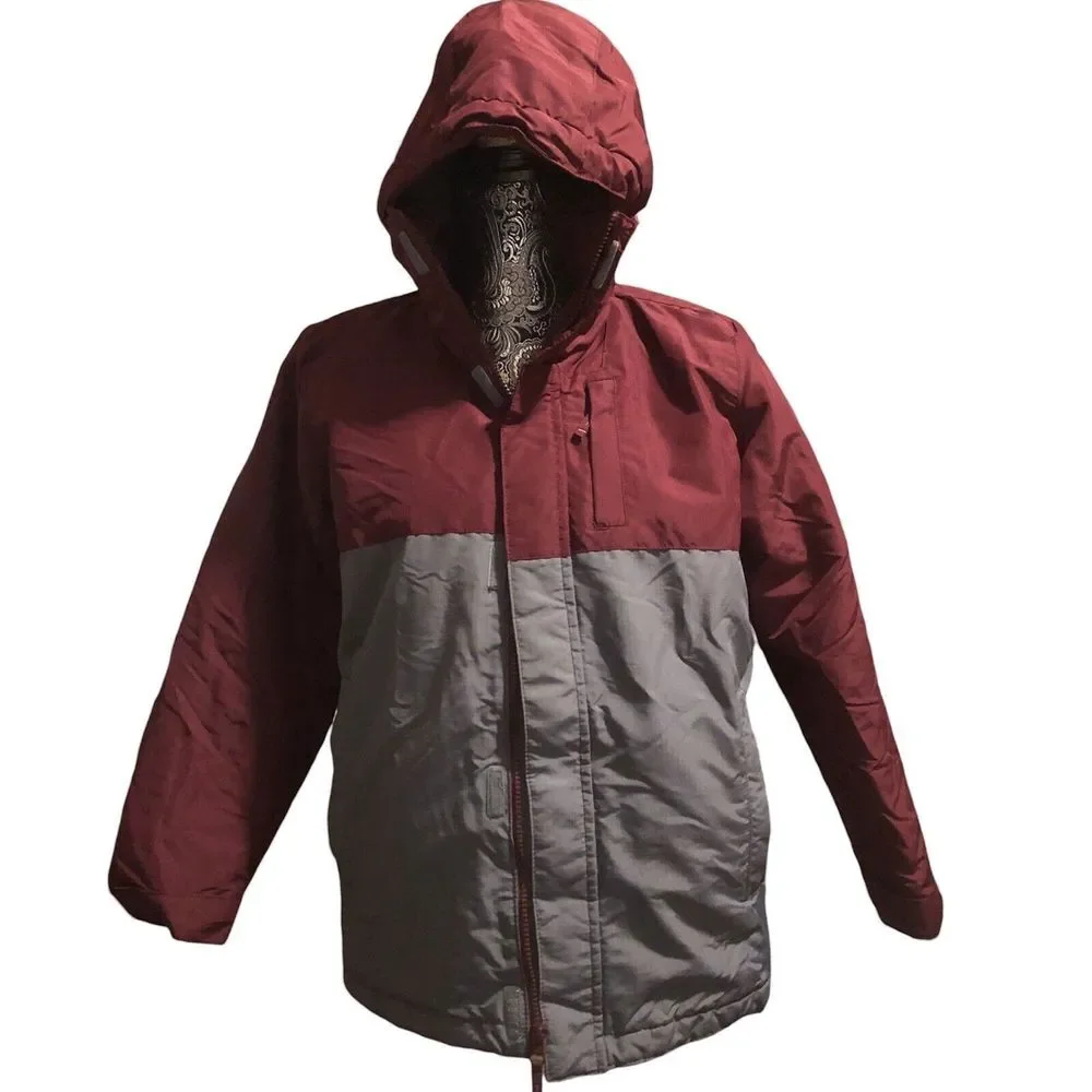 The Children's Place thick colorblock water resistant 3 in 1 jacket tidal 10/12